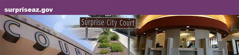 Surprise City Court - Bond Payments Header Image
