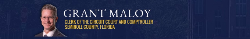 Seminole County Clerk of Court and Comptroller Header Image