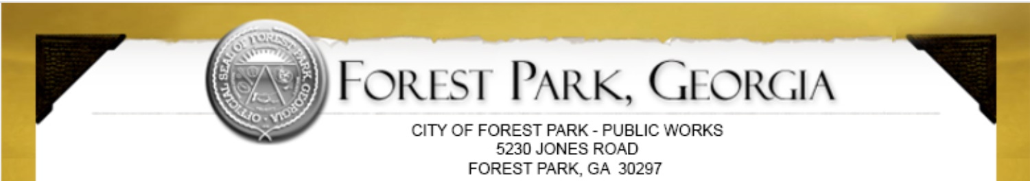 Forest Park Public Works-Sanitation Header Image