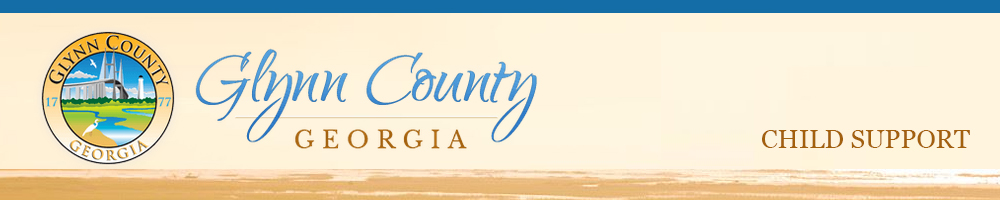 GA-Glynn County Superior Court Child Support Payments Header Image
