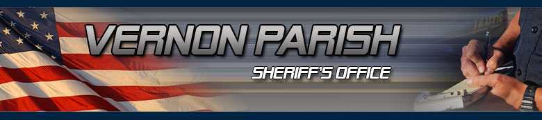 Vernon Parish Sheriff's Office Counter Header Image