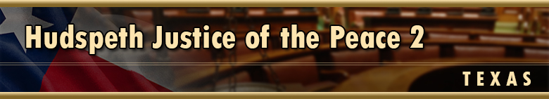 Hudspeth Justice of the Peace 2 Header Image