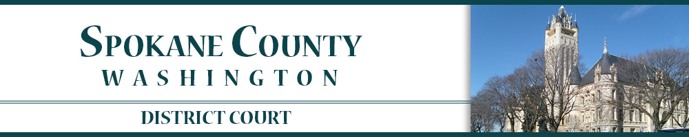 Spokane County District Court Header Image