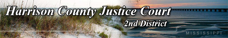 Harrison County Justice Court2nd District  Header Image