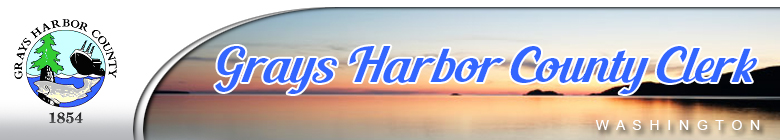 Grays Harbor County Clerk Header Image